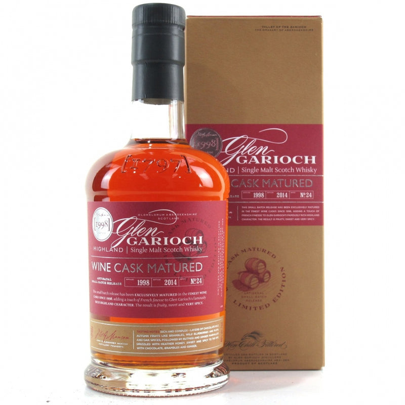Glen Garioch 1998 Wine Cask Matured Single Malt Scotch Whisky 48% 700ml