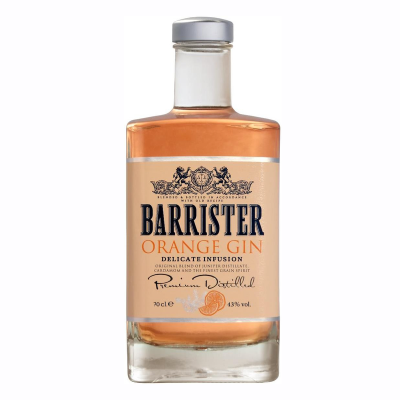 Barrister Orange Gin 43% 700ml