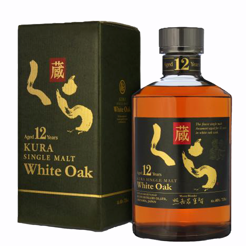 蔵 Kura 12 Y.O. Single Malt Japanese Whisky  40% 720ml