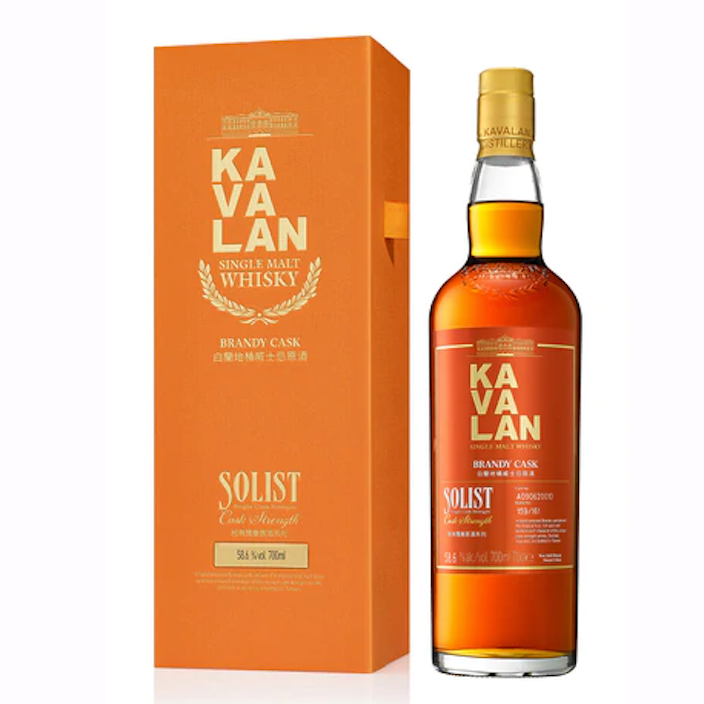 Kavalan Solist Brandy Cask Strength (Cask No. Y141119019A) Single Malt Taiwanese Whisky 57.1% 700ml