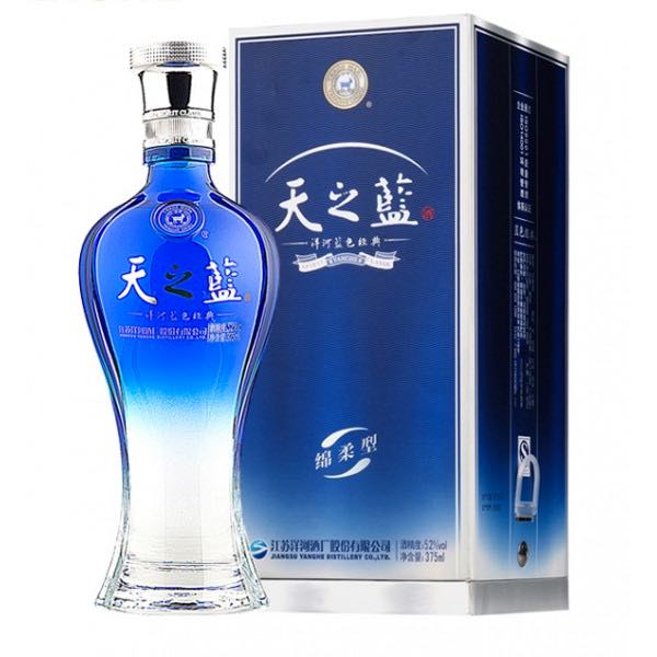 洋河 天之蓝 Yanghe Tianzhilan (Sky Blue) Baijiu 52% 480ml